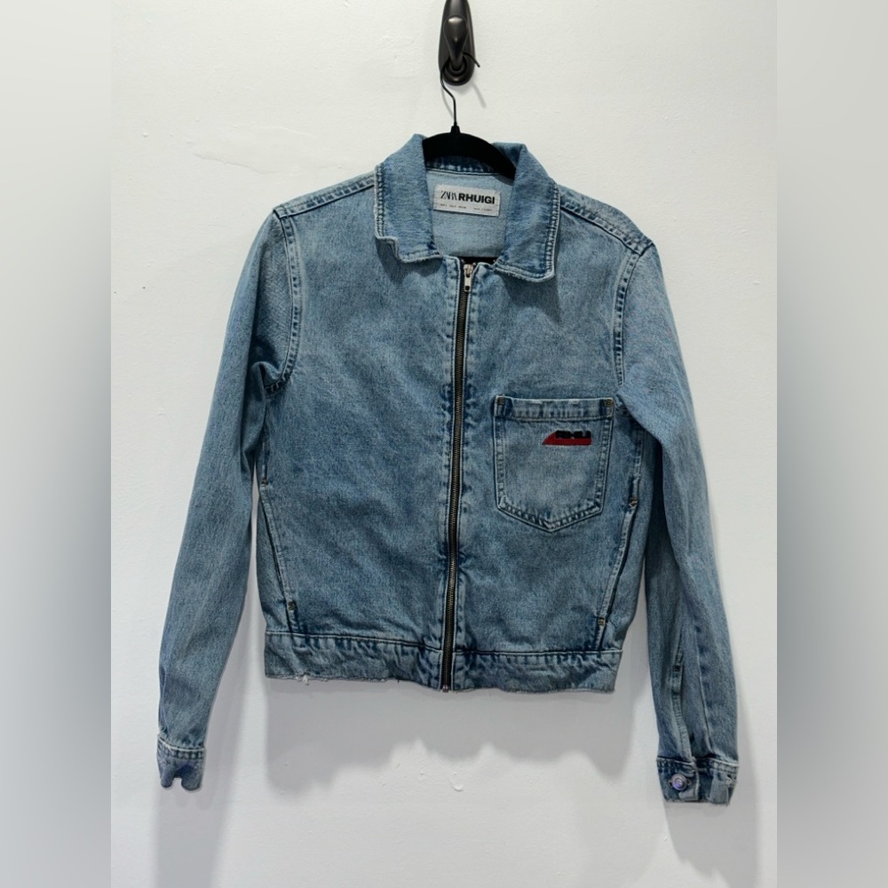 Zara Rhugi Blue Denim Jacket - Unisex